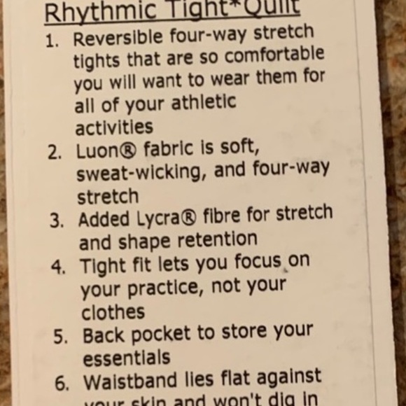 🍋 Reversible Rhythmic tights Size 14 kids/4 Adults - Picture 9 of 9